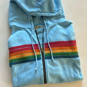 Aviator Nation 5-Stripe Full-zip Size Unisex XL  Color Sky